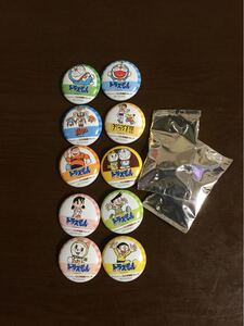 缶バッジ ドラえもん10種類 オマケ付き
