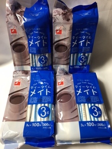 ★グラニュー糖『ティータイムメイト』3g×100本　コーヒー・紅茶・料理 1-4袋 / 三井製糖