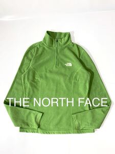 THE NORTH FACE ハーフジップライトフリースジャケット レディースXS ノースフェイス アウトドアフリース レギュレーション キャンプ 登山