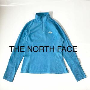 THE NORTH FACE woman'sXSハーフジップライトフリースジャケット ノースフェイス インナーフリース レギュレーション アウトドア キャンプ
