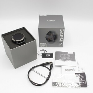 Garmin fenix 6 Pro Dual Power Slate Gray DLC/Black 010-02410-45 スマートウォッチ ガーミン 本体