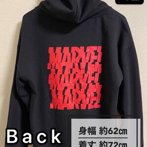 【1点限定】新品タグ付き 大きいサイズ4L MARVEL マーベル 裏起毛 パーカー