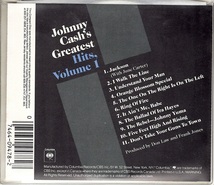 ジョニー・キャッシュ　Johnny Cash's Greatest Hits Volume 1　輸入盤CD 220922_画像2