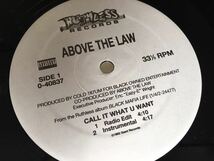 Above The Law / Call It What U Want 4トラック12inch RUTHLESS RECORDS 9-40837-0 93年リリース,2pac参加,Funkadelic,Parliament,P-FUNK_画像4