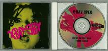 X-RAY SPEX ／ ロキシー・ライヴ・1977+レア・トラックス　　国内ＣＤ帯付　　検キー VICE SQUAD SEX PISTOLS DAMNED CLASH CRASS_画像3