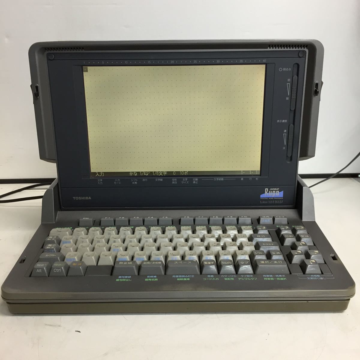 織り柄チェック 東芝 ワープロ ルポ Rupo JW06H | attain-es.com
