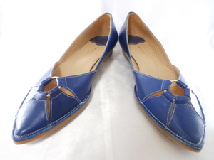  Katharine Hamnett * original leather pumps *23.5* trying on only * search ....23.5