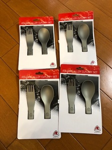 Robens - low Ben s folding alloy cutlery 4 set 