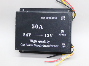 DC24V-DC12V 50A transformer truck camper 24V car DCDC power supply Decodeco convex convex control number [AS0156H]