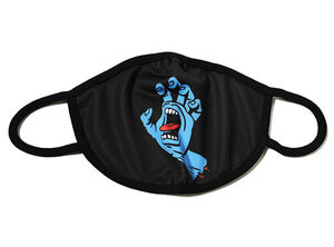 Santa Cruz (サンタクルーズ) 布マスク マスク Screaming Hand Face Mask Black スクリーミングハンド スケボー SKATE SK8