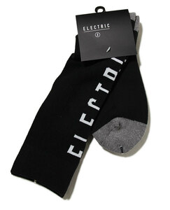 ELECTRIC (エレクトリック) ハイソックス ロングソックス 靴下 SNOW SOCKS BLACK スノボー スノーボード Snowboard