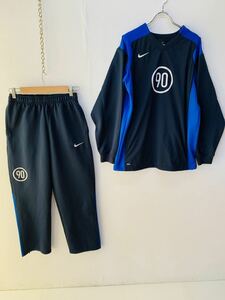 中学　高校　学校？　部活　サッカー　ジャージ 　上下セット　Mサイズ　NIKE/ナイキ　学生　90　ロゴ　　体操着　DRY　FIT　G104洗濯済み