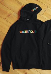 渋谷限定 Wasted Youth TOKION posca hoodie ポスカ パーカー VERDY girls don't cry Haagen Dazs budweiser OTSUMO ウエステッドユース 黒