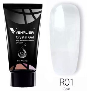 VENALISA新シリーズ☆クリスタルポリジェル 30g R01 クリア