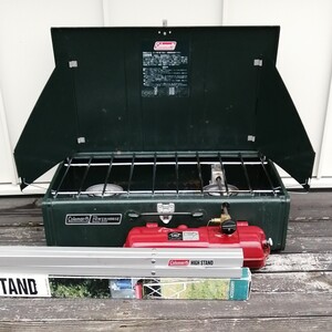 コールマン パワーハウス ツーバーナー MODEL 413 Coleman ハイスタンド付