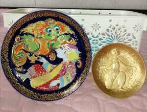  Rosenthal Germany decoration plate 2 point [ Aladdin . magic. lamp ]&[PAMINA] plate (Y324)