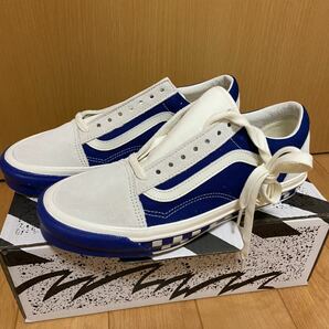 完売品 新品未使用品 VANS OG OLD SKOOL LX 27.0 ブルーの画像1