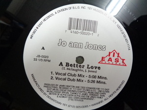 JO ANN JONES/A BETTER LOVE/3837