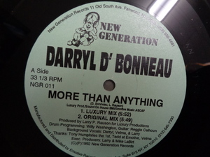 DARRYL D' BONNEAU/MORE THAN ANYTHING/3843