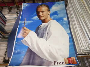 ◆100/（387）デビッド・ベッカム　B1ポスター　明治Fran　お菓子　David Beckham