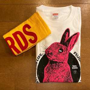 新品 フジロック 2021 マッドバニー タワレコ Tシャツ XL タオル付 赤 FUJI ROCK FESTIVAL タワーレコード フェスティバル TOWER RECORD