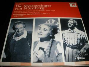 ワーグナー ニュルンベルクのマイスタージンガー ライナー シェフラー ホップ メトロポリタン歌劇場 オリジナル リマスター 紙 美品