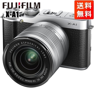 富士フイルム FUJIFILM X-A1 16-50mm レンズキット ブラック ミラーレス一眼 カメラ 中古