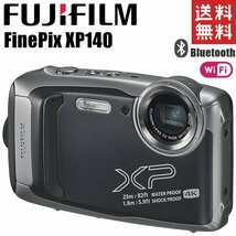 富士フイルム FUJIFILM FinePix XP140 ダークシルバー 防水 Wi-Fi Bluetooth搭載 アウトドア用 コンパクトデジタルカメラ コンデジ 中古_画像1