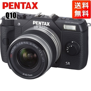 ペンタックス PENTAX Q10 5-15mm 02 レンズキット ブラック ミラーレス一眼レフ カメラ 中古