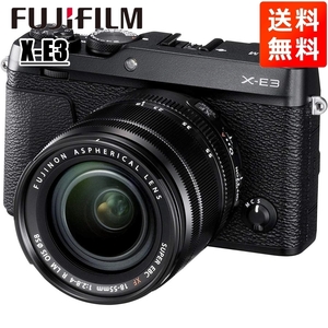  Fuji Film FUJIFILM X-E3 18-55mm линзы комплект черный беззеркальный однообъективный камера б/у 