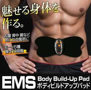モード6種類 強さ10段階設定 ワイヤレス EMSボディビルドアップパッド