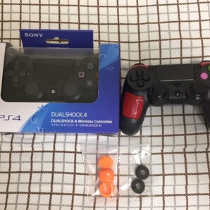 Ps4コントローラー2つセット+AIMリング付き!
