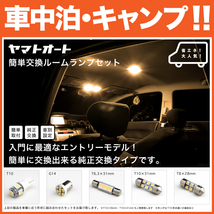 ◆モコ MG33S ニッサン 車検対応 電球色 LED ルームランプ 2点セットカスタムパーツ 室内灯 簡単交換 _画像1