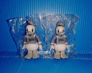 ☆Disney☆KUBRICK☆Donald Duck☆2005☆キューブリック☆ドナルド・ダック☆モノクロ☆2個セットディズニー