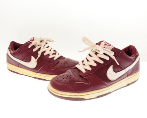 ★ Nike ナイキ Dunk Low Pro B SB 2001 Team Red Burgandy ダンク ロー 624044-612 104