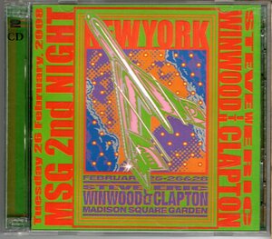 [ б/у CD]STEVE WINWOOD WITH ERIC CLAPTON / MSG 2ND NIGHT