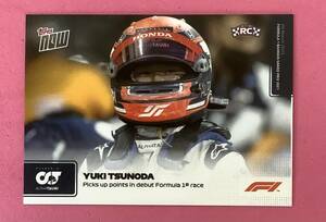 2021 TOPPS NOW F1 ルーキー 角田裕毅 デビュー戦ポイント入賞