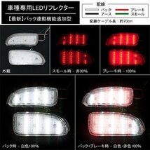 LEDリフレクター エスティマ 30系 スモール・ブレーキ・バック連動 ブレーキランプ_画像2