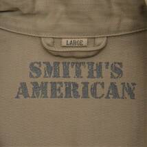 激レア！ SMITH'S AMERICAN スミスアメリカン ミリタリーシャツジャケット（ベージュ） L 極上品！_画像3