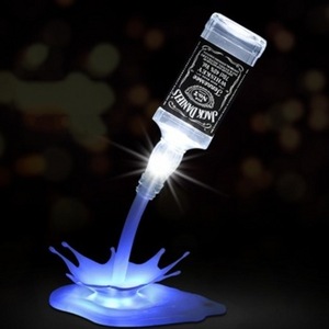 3D ポータブルタッチスイッチ 注ぐワイン Usb LED 装飾 電源ボトルランプバーパーティー ベッドサイド 照明 夜光