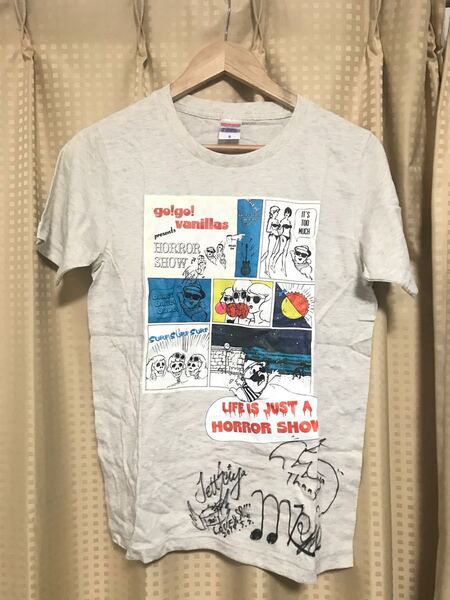 go!go!vanillas サイン入りTシャツ