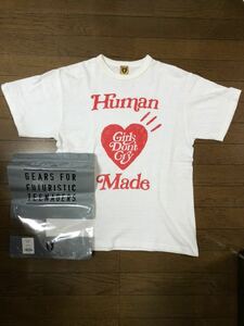 即決 L Human Made × girls dont cry Tシャツ tee tshirts ガルドン ヒューマンメイド 白 ホワイト