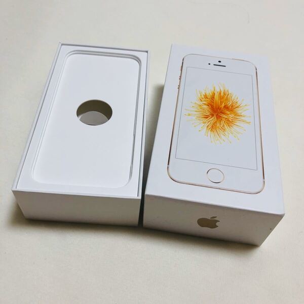 Phone SE ゴールド 64GB 空箱 ケース Apple社 付属品 アイフォン スマホ