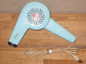  operation verification ending National hair dryer EH-53 light blue 280W Matsushita Electric Works National Showa Retro retro consumer electronics 