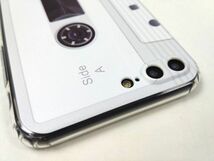 iPhone 7 Plus/8 Plus レトロ カセットテープ風 ケース カバー 薄型TPU ホワイト_画像4
