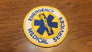 【EMS】Emergency Medical Services 救急医療パッチ　エマージェンシーサービス