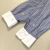 良品 Maker’s Shirt メーカズシャツ 鎌倉シャツ ストライプシャツ メンズ 45-85 ブルーストライプ_画像4