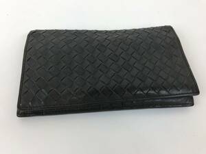 中古難有☆BOTTEGA VENETA【ボッテガ ヴェネタ】 イントレチャート　二つ折り 長財布　♯74013-43