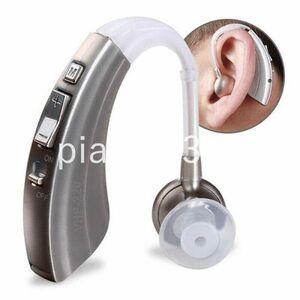 OQ033:補聴器 VHP 220 耳 聴覚障害 バッテリー 耳援助 サウンド エンハンサー アンプ 1pc