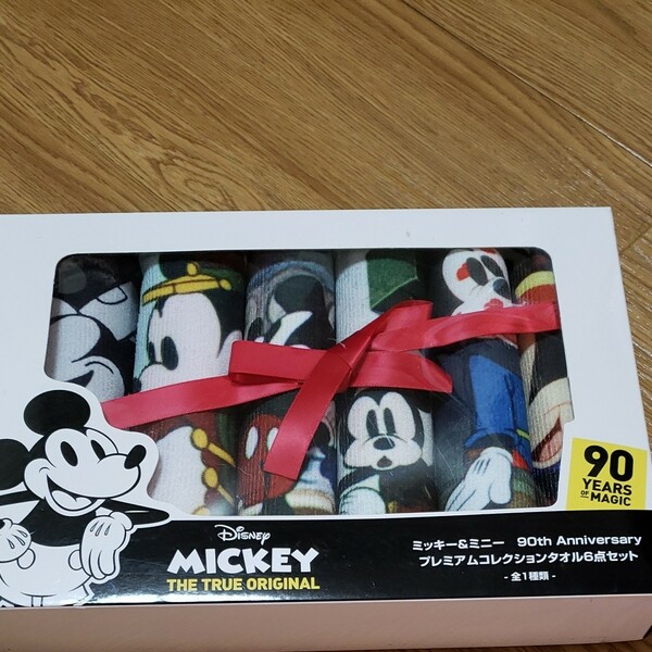 ディズニー Mickey Mouse　プレミアムコレクションタオル6点セット